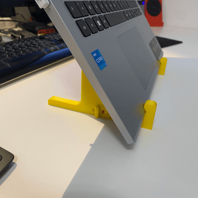 Support PC Nomade Jaune
